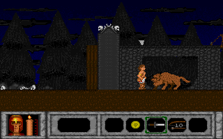 Dead of Night (DOS) screenshot: Cerberus.