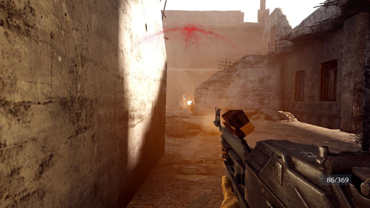 Medal of Honor (Windows) screenshot: One-on-one gunfight with a Taliban