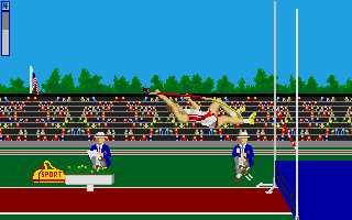 Arena (Atari ST) screenshot: Gaining height pushed by an invisible stick