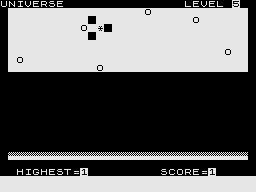 Cassette 50 (ZX81) screenshot: Universe