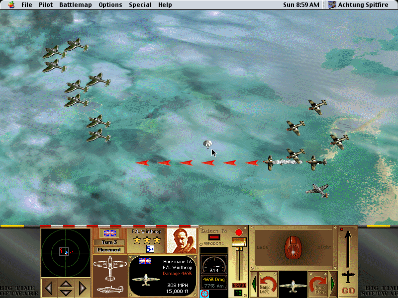 Screenshot of Achtung Spitfire (Macintosh, 1997) - MobyGames