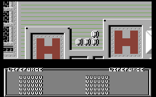 Lifeforce (Commodore 64) screenshot: Start Screen.