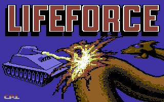 Lifeforce (Commodore 64) screenshot: Loading Screen.