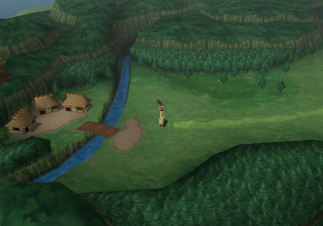 Tengai Makyō III: Namida (PlayStation 2) screenshot: The beautiful and generously designed world map