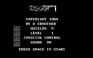 Killer Watt (Commodore 64) screenshot: Title Screen.
