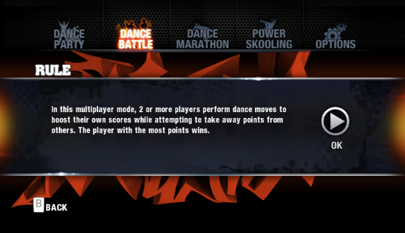 The Hip Hop Dance Experience (Wii) screenshot: About Dance Battle