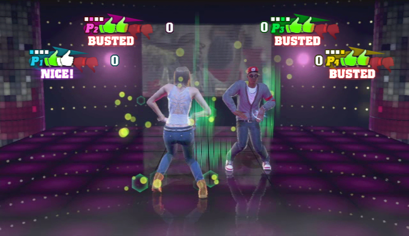 The Hip Hop Dance Experience (Wii) screenshot: Dance Marathon gameplay