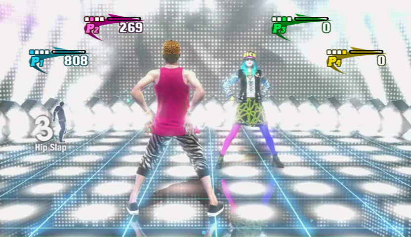 The Hip Hop Dance Experience (Wii) screenshot: Sexy and i know it gameplay