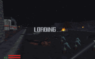 The Terminator: Future Shock (DOS) screenshot: LOADING...