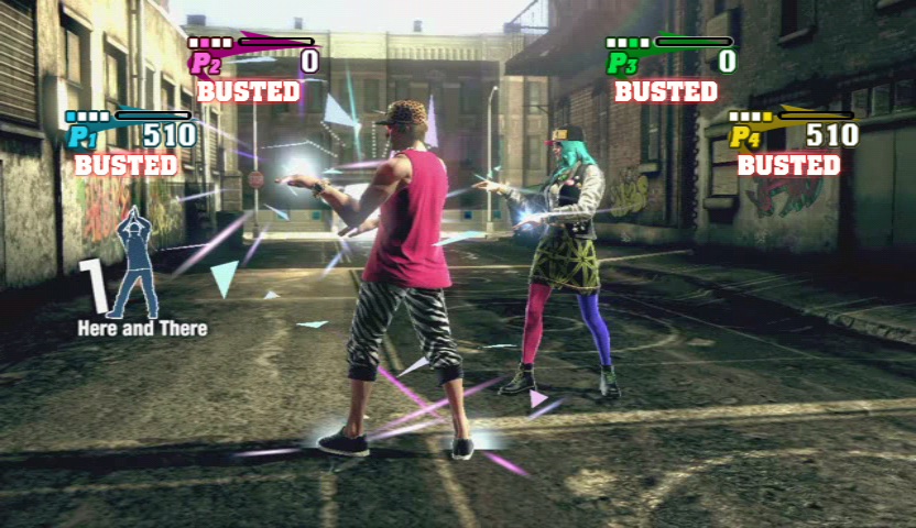 The Hip Hop Dance Experience (Wii) screenshot: Day'n'nite gameplay