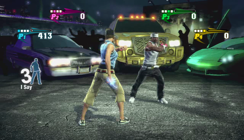 The Hip Hop Dance Experience (Wii) screenshot: Look at me now gameplay