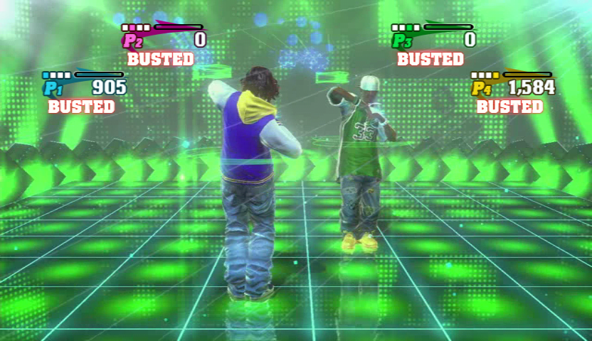 The Hip Hop Dance Experience (Wii) screenshot: Funkdafied gameplay
