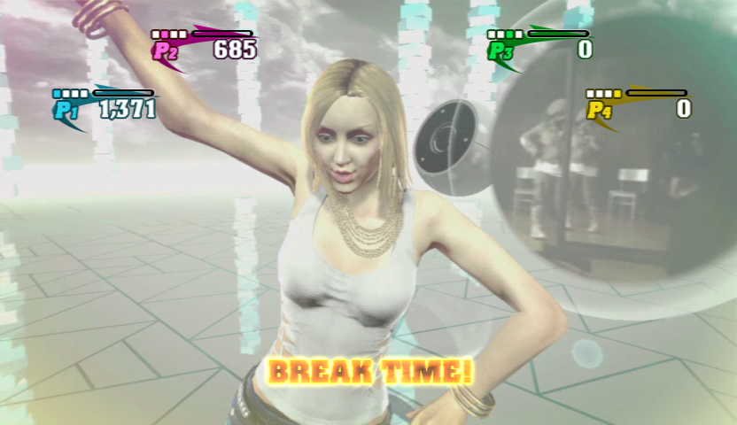 The Hip Hop Dance Experience (Wii) screenshot: Break Time