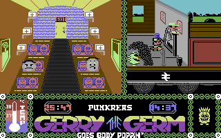 Gerry the Germ Goes Body Poppin' (Commodore 64) screenshot: Pancreas.