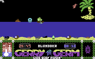Gerry the Germ Goes Body Poppin' (Commodore 64) screenshot: Bladder.