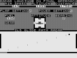Cassette 50 (ZX81) screenshot: Radar Landing
