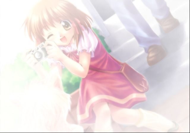 Close to: Inori no Oka (PlayStation 2) screenshot: Your girlfriend looks lively.