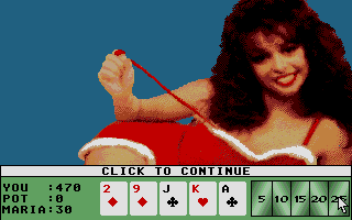 Maria's Christmas Box (Atari ST) screenshot: ... you know where it ends, so I stop here.