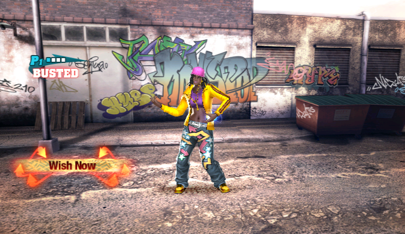 The Hip Hop Dance Experience (Wii) screenshot: Power Skooling. Here you can learn perform a certain movement correctly