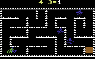 Fun School 2: For 6-8 Year Olds (Commodore 64) screenshot: Maths Maze.