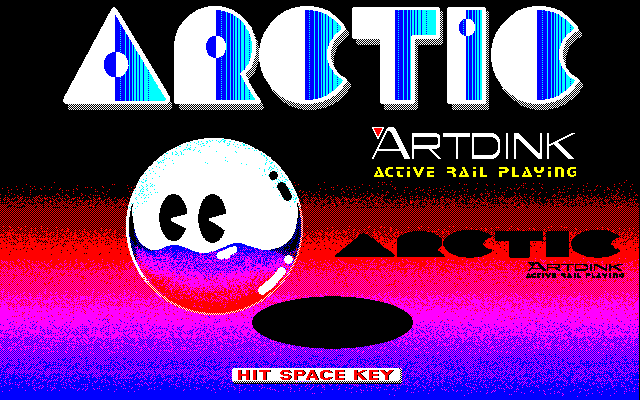 Arctic (PC-98) screenshot: Title screen