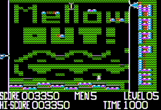 Mapple (Apple II) screenshot: Mellow Out!