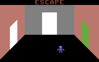 Fun School 2: For the Over-8s (Commodore 64) screenshot: Escape.