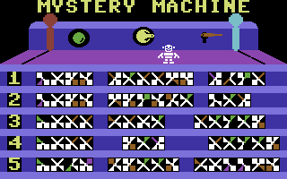 Fun School 2: For the Over-8s (Commodore 64) screenshot: Mystery Machine.