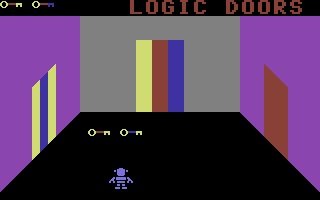 Fun School 2: For the Over-8s (Commodore 64) screenshot: Logic Doors.