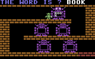 Fun School 2: For the Over-8s (Commodore 64) screenshot: Passage of Guardians.