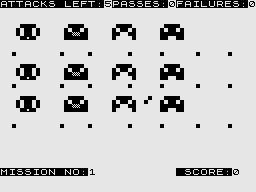 Cassette 50 (ZX81) screenshot: Psion Attack