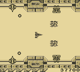 Gradius: The Interstellar Assault (Game Boy) screenshot: Level 2