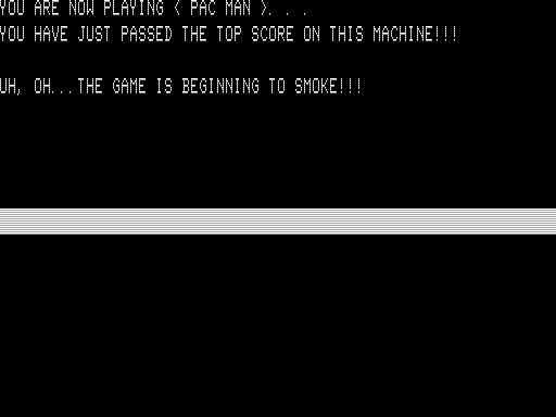 Screenshot of Wet T-Shirt Contest (TRS-80, 1982) - MobyGames