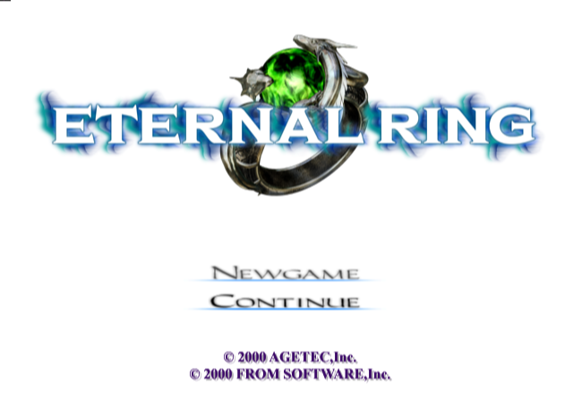 Eternal Ring (PlayStation 2) screenshot: Title screen