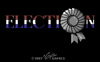 Election (Commodore 64) screenshot: Loading Screen.