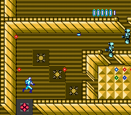 Deathbots (NES) screenshot: I'm under attack!