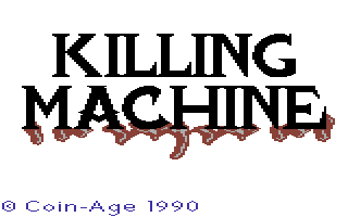 Killing Machine (Commodore 64) screenshot: Tilte Screen.