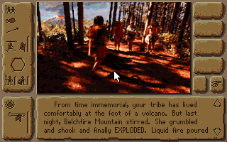 The Lost Tribe (DOS) screenshot: Intro Screen