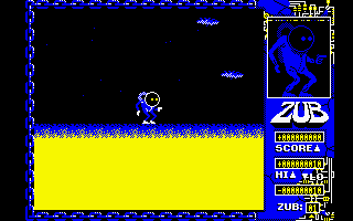 Zub (Amstrad CPC) screenshot: Lets go.