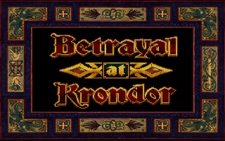 Betrayal at Krondor (DOS) screenshot: Title Screen