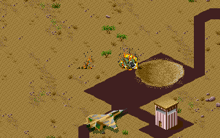 Desert Strike: Return to the Gulf (DOS) screenshot: You were Destroyed!