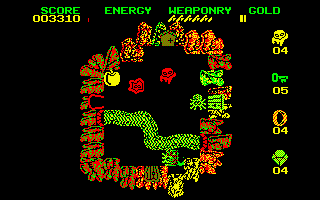 Wizard's Lair (Amstrad CPC) screenshot: A river.