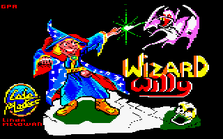 Wizard Willy (Amstrad CPC) screenshot: Loading Screen.