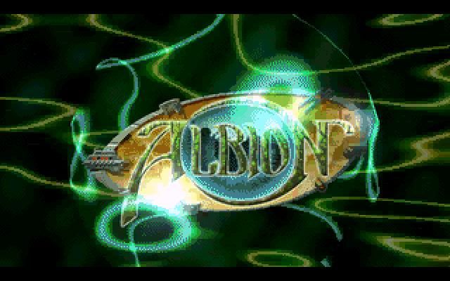 Albion (DOS) screenshot: Title screen appears in the opening sequence