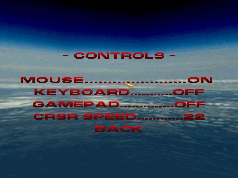Twisted Mind (Windows) screenshot: By default the game is played with the mouse but keyboard and gamepad options are available