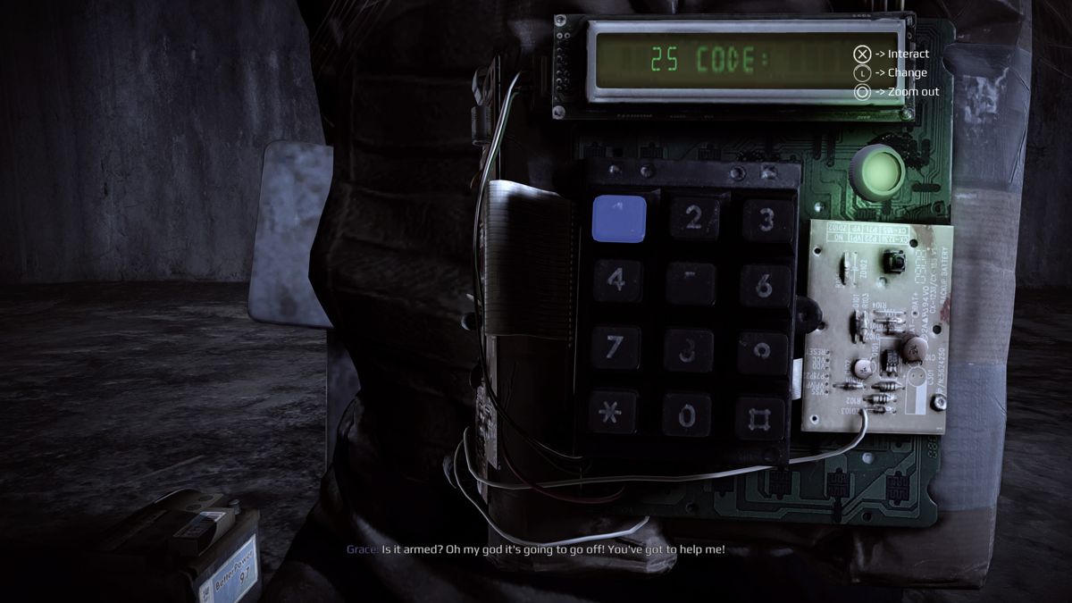 Get Even (PlayStation 4) screenshot: Disarming the bomb