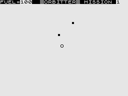 Cassette 50 (ZX81) screenshot: Orbitter