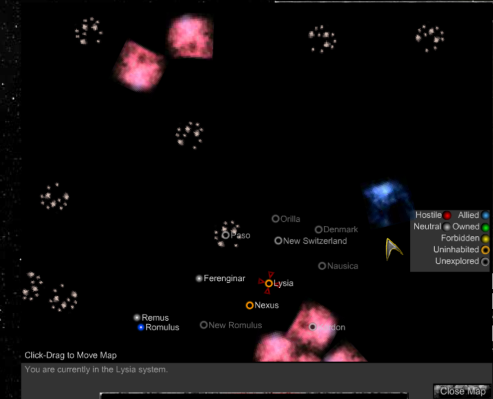 Screenshot of Flash Trek Broken Mirror 2 (Browser, 2010) MobyGames