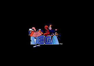 Earthworm Jim 2 (Genesis) screenshot: Sega logo is "jimmified"