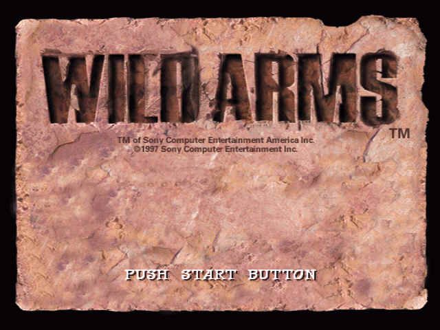 Wild Arms (PlayStation) screenshot: Title screen